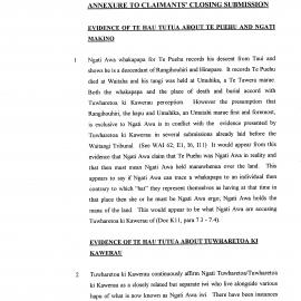 Wai 46_INQ_K023 (b)_Evidence of Te Hau Tutua RE Te Puehu and Ngati Makino