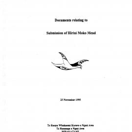 Wai 46_INQ_L003_Submission of Hirini Moko Mead