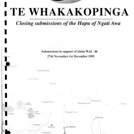 Wai 46_INQ_L006_Submissions in support of claim Wai 46 - 27 November 1995