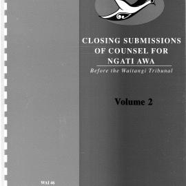 Wai 46_INQ_L009_Closing Submissions of Counsel for Ngati Awa Volume 2 - 27 November 1995
