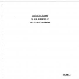 Wai 46_INQ_M001 (b)_Supporting Papers to the evidence of David J Alexander - Volume 2