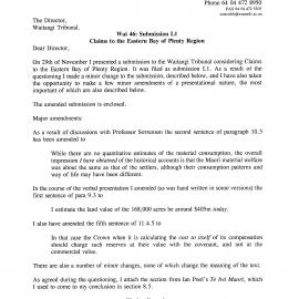 Wai 46_INQ_M003 (a)_Letter RE Wai 46 Submission L1 - Minor ammendments 0 18 December 1995