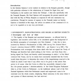 Wai 46_INQ_M004_Interim Opinion on The Raupatu for The Waitangi Tribunal